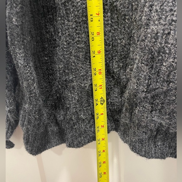 Arancrafts Ireland 100% Wool Crew Neck Sweater Grey Size XXL - Unisex jumper - Picture 6 of 10